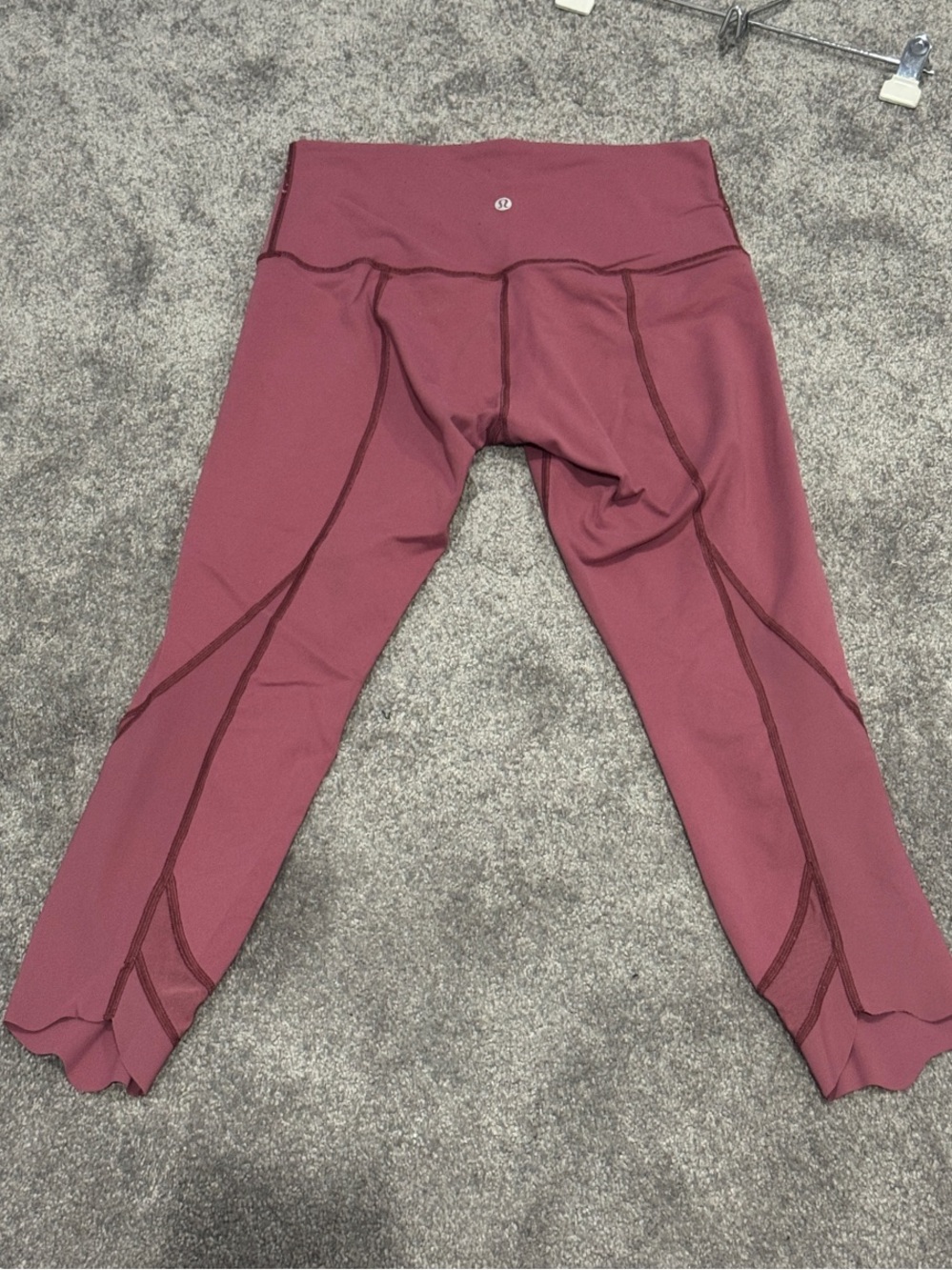 Lululemon Maroon Sculpted Leggings